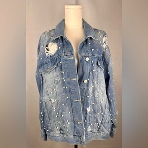 Free People Pearl Jean Jacket